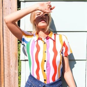 Nooworks Rainbow Button Up